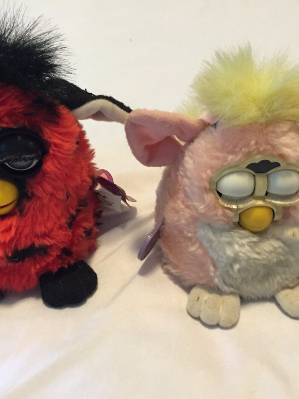 Vintage1999 Furby Baby Lot Of 2 Tiger Electronics With Tags/1 Non Working AS-IS